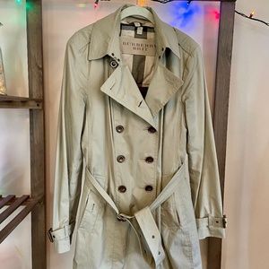 Burberry Brit trench coat, size 12